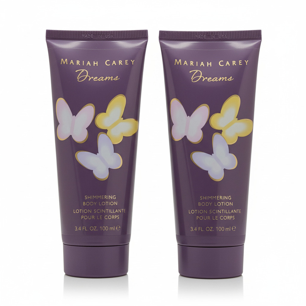 2 Pack Dreams by Mariah Carey Shimmering Body Lotion - 3.4oz *New without Box*